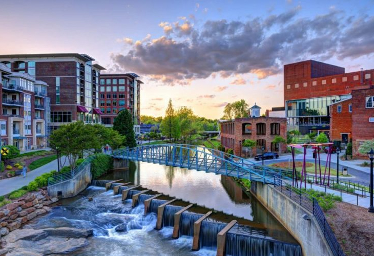 Afternoon scenery of Greenville